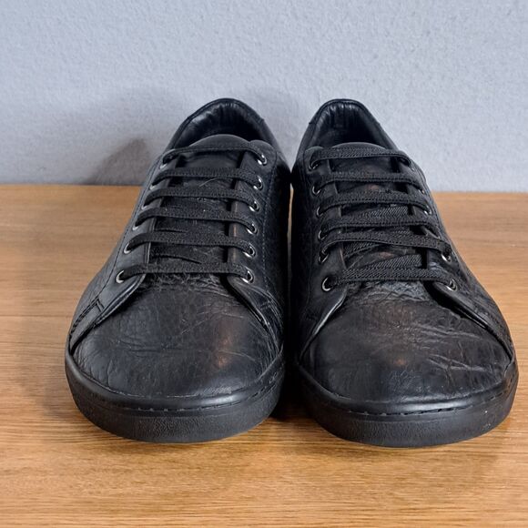 Birchbury Bramfords Men 13 Black Leather Lace-Up Casual Shoes Pebbled Minimalist main image 4